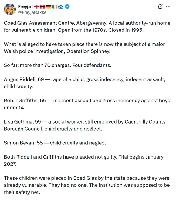 Coed Glas Assessment Centre, Abergavenny. A local authority-run home for vulnerable children. Open from the 1970s. Closed in 1995.
via @FreyjaBakke 
https://x.com/GoogleExpertUK/status/2065473097432441113
#socent🗞️#news