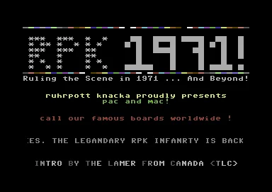 Screenshot of "Pac & Mac" - Crack: Mister X - Published by - on Commodore 64 (1993)