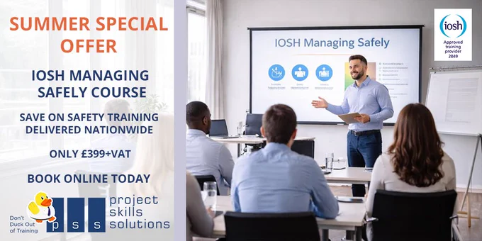 IOSH Managing Safely Course - Summer Offer