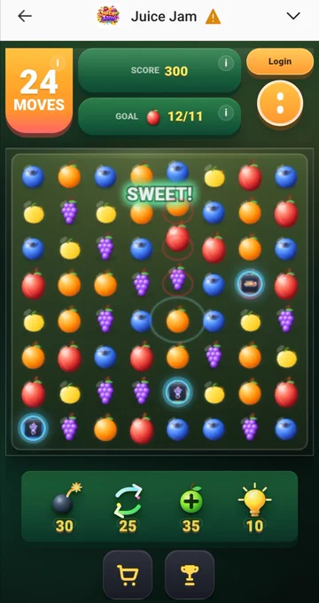 playing Juice Jam