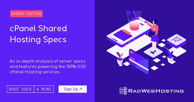 cPanel Shared Hosting Server Specs