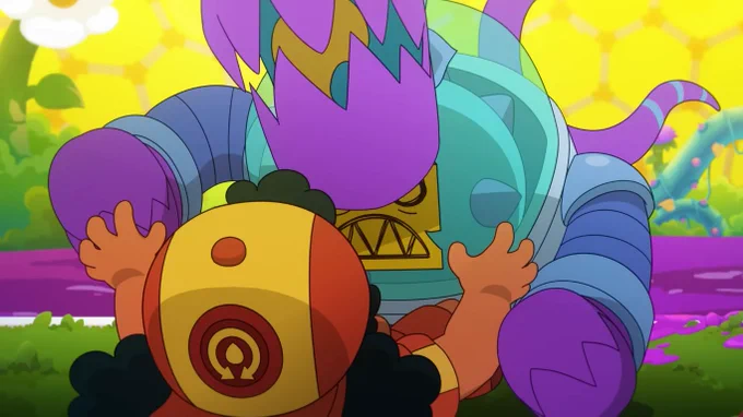 Y aunque haya sido transformado en un monstruo como los demás brawlers que se encontraban en la catástrofe, no olvidemos que esto fue por querer mantener a Meg a salvo. 💔