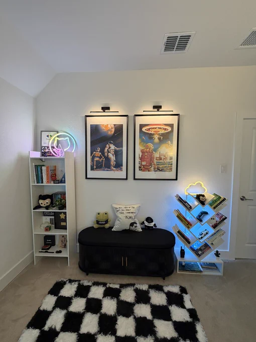New setup/office in the new place.
