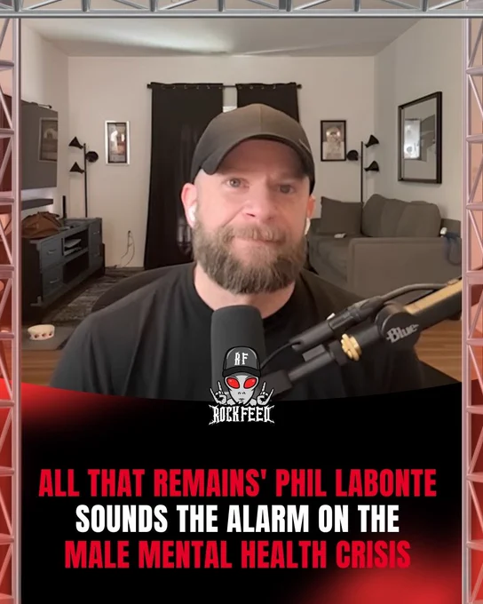 All That Remains' Phil Labonte sounds the alarm on the male mental health crisis
