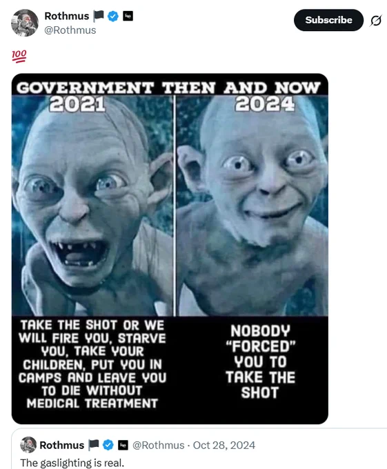Then: Government 2021
Now: Government 2024
It’s so interesting that #StevenSpielberg thought a movie about aliens would rattle Christians.
- @JamesDueck
https://x.com/JamesDueck/status/2065309103250084118
#media🎬