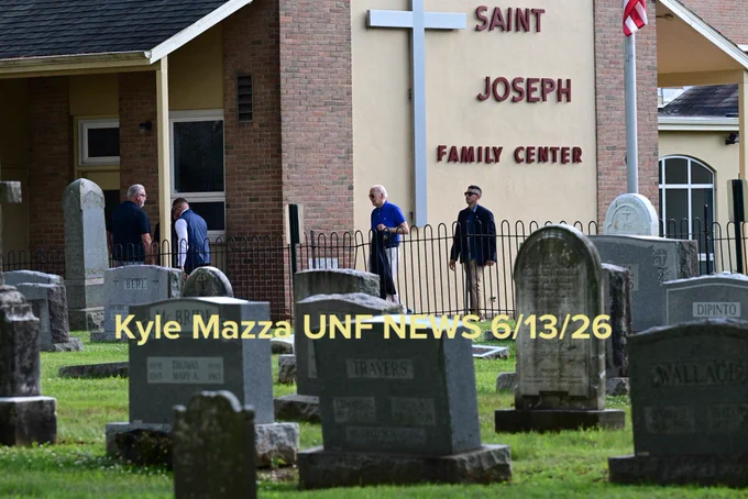 Former United States President Joe Biden is seen walking as he attends mass services at St. Joseph on the Brandywine Church in Wilmington, Delaware, Saturday, June 13, 2026.