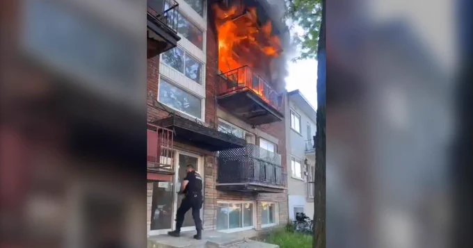 2 dead, 4 injured in Montreal apartment fire
