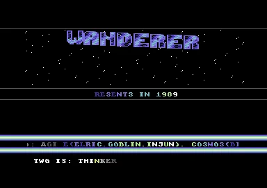 Screenshot of "Pac-Prick" - Crack: The Wanderer Group (TWG) - Published by Peter Conrad on Commodore 64 (1989)