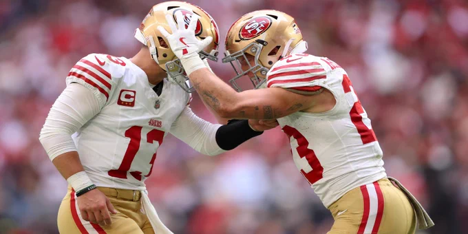 Data shows Brock Purdy's supporting cast isn't as elite as advertised
