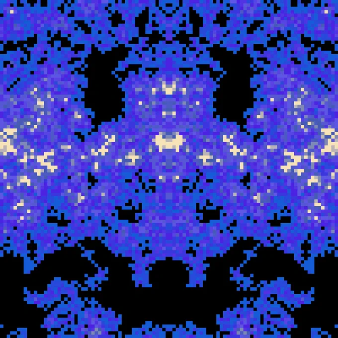 A randomly generated pattern