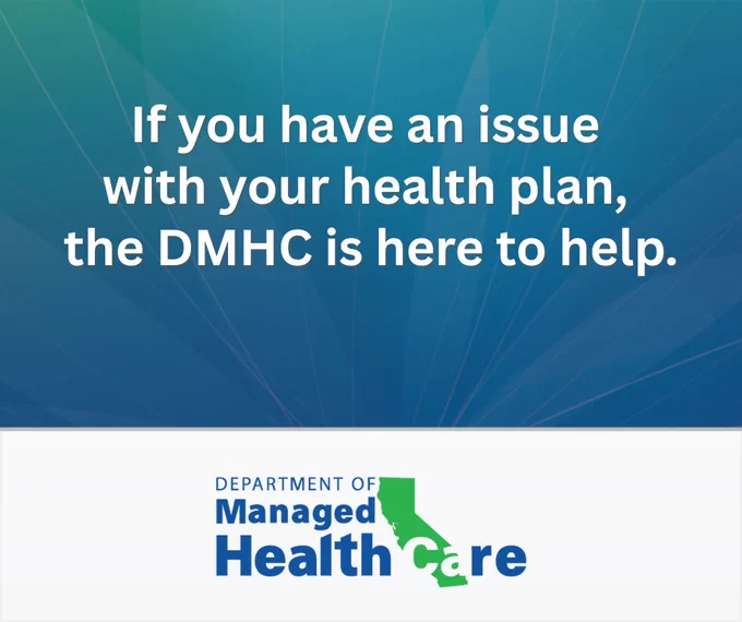 If you have an issue with your health plan, the DMHC is here to help.