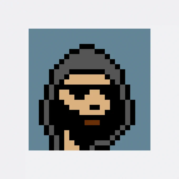Grid of 0x37fa…6656's 1 CryptoPunks, with 1 newly acquired punk enlarged.