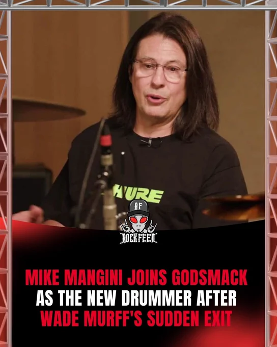 Rock Feed news slide: Mike Mangini joins Godsmack as new drummer