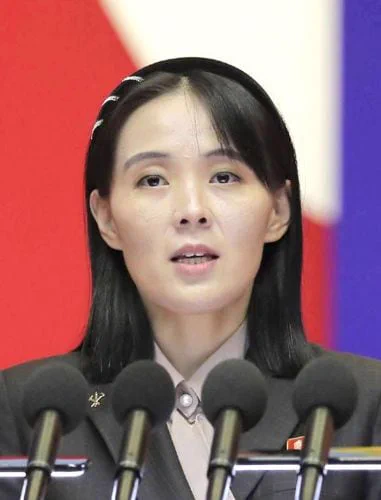 北朝鮮の金与正朝鮮労働党総務部長（写真：朝鮮通信＝共同通信社）