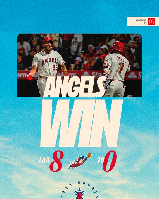 June 13: Angels Win! LAA 8, TB 0
