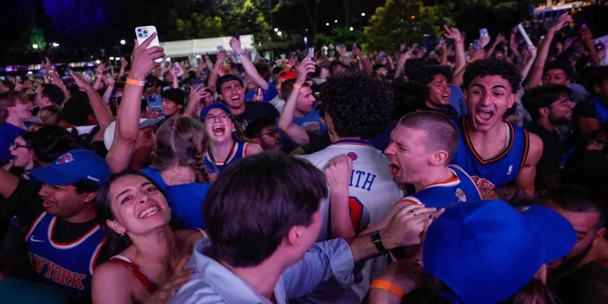 Hyped Knicks fan drops f-bomb in jubilant, NSFW NBA Finals interview