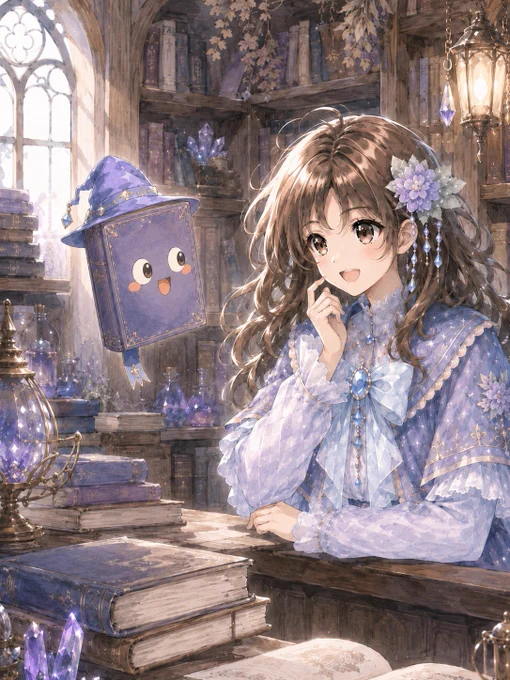 とある魔導書店のしゃべる不思議な魔導書の店員と話すミナモ。
その会話はいったい何だろうか？

ミナモ「今日のオススメの魔導書は何かありますか？」