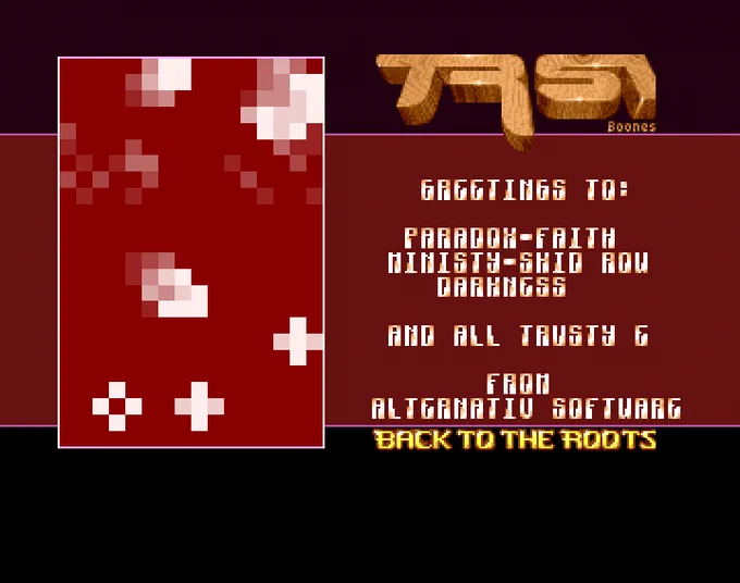 Screenshot of "Thomas the Tank Engine 2" - Crack: Tristar & Red Sector Inc. (TRSi) - Published by Alternative on Commodore Amiga (1993)