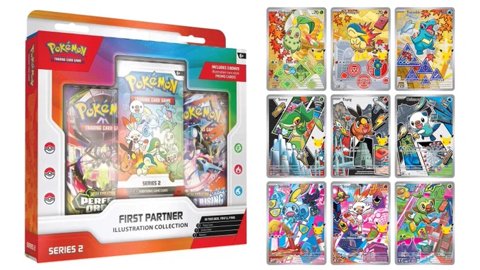 Pokemon TCG First Partner Illustration Collection Sereis 2