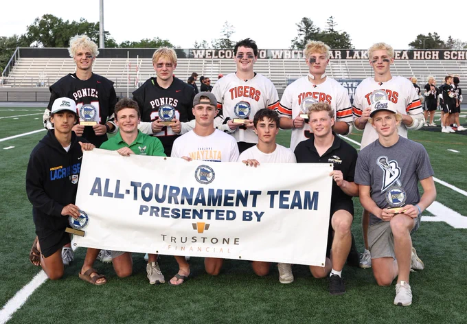 
Tyler Bechtold, St. Michael-Albertville 
Weston	Johnson, Blaine
Winston Hommerding, Minnetonka
Beau Simonson, Edina
Ben Weekly, Wayzata
Paxton	 Baron, East Ridge 
Ryan	 Shanley, East Ridge 
Brady Schneider, Stillwater
Casey Mork, Stillwater
AJ Vinar, Farmington 
Caden Hennes, Farmington
Will Harris, Farmington