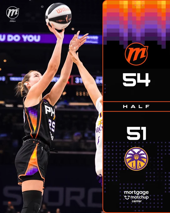 Mercury 54 - la sparks 51.