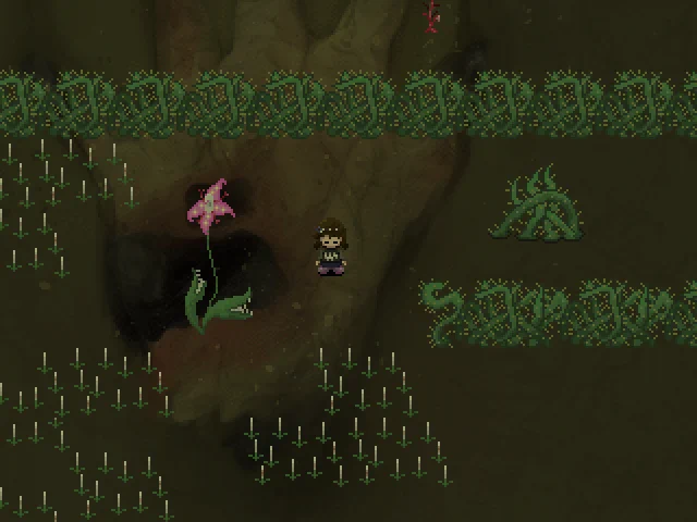 fangame: Amillusion (2019) location: thorny garden