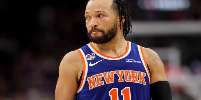 Jalen Brunson's emotional reaction to NBA Finals win was everything