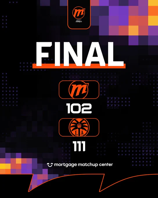 Mercury 102 - Sparks 111.