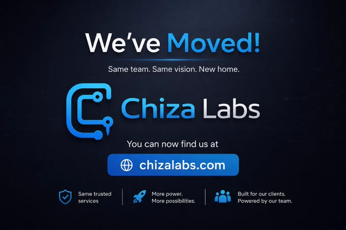 Chiza Labs has moved to chizalabs.com
