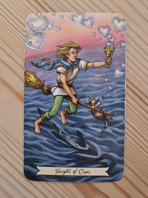 Tarot card Knight of Cups 