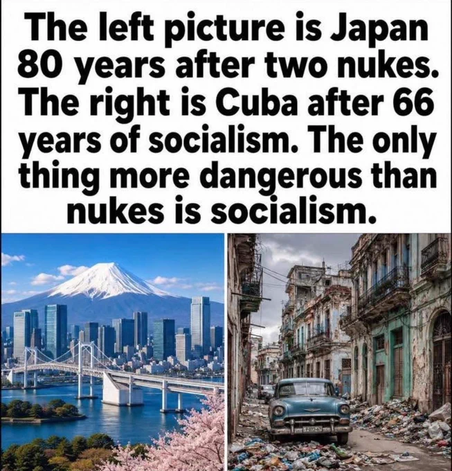 #Socialism #Japan #Cuba #nukes