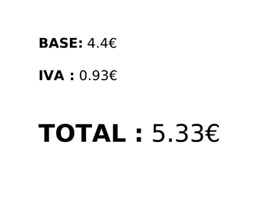 5,33 € por 35.55 kWh.

Serían unos 14,58 euros por el equivalente a la energía que puede llegar a aprovechar un diesel desde 45 litros de combustible.