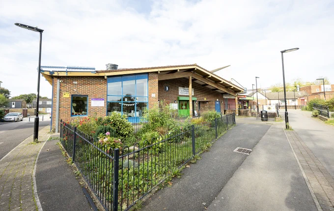 The exterior of the Ridgeway Community centre at Blackdown Close, Buckskin.