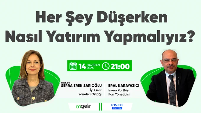 Pazar akşamlarının geleneksel yatırım fonları canlı yayını FonCu'da konuğumuz Inveo Portföy Fon Yöneticisi @eralkarayazici 

📅14 Haziran 2026
⏰21:00

🎥İyi Gelir Youtube Kanalı
📍https://youtube.com/live/fhnGHo-smz8