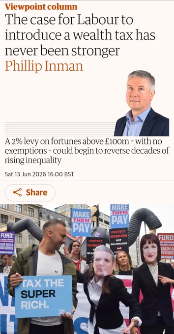 The case for labour to introduce a wealth tax has never been stronger.