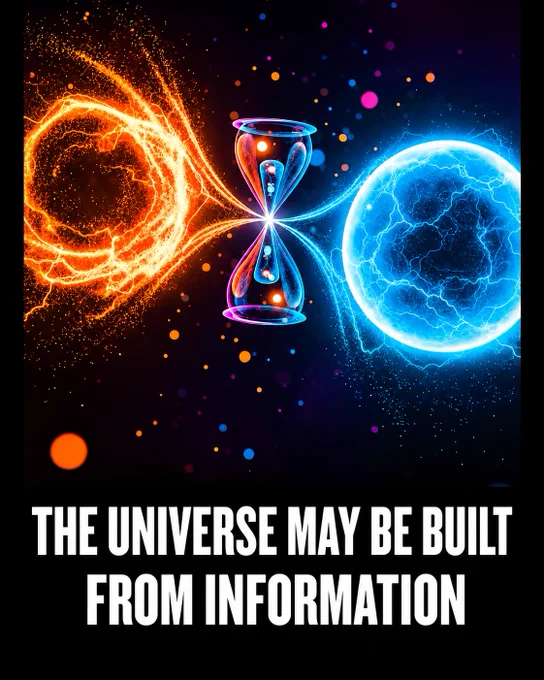 🚨 WHAT IF THE UNIVERSE IS NOT MADE OF MATTER… BUT INFORMATION?

Look around you.

The chair beneath you. The stars above you. Your own body, your memories, your entire existence.

What if, at the deepest level, none of it is made the way we imagine?

For centuries, humans believed the universe was built from matter — tiny pieces of stuff combined together to create everything we see.

But modern physics has uncovered something far stranger.

Some scientists are exploring a mind-bending possibility: reality itself may be built from information.

Not information like messages on a phone or data stored in a computer…

But something far deeper — a hidden code written into the very foundation of existence.

Quantum physics has revealed that the universe behaves in ways that challenge our everyday understanding. Particles can exist as possibilities, information appears to play a powerful role in nature, and some physicists believe information may be one of the most fundamental ingredients.