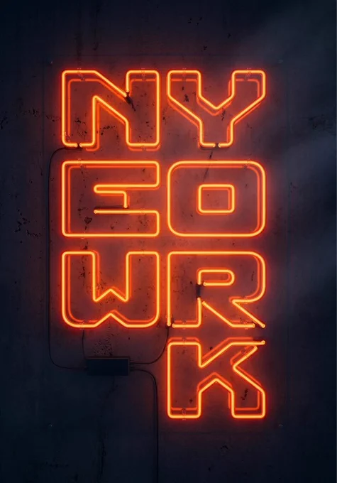 Fugues Solid Typeface designed by @thomakikis @teknike_ available on @myfonts - #neon #newyork #ny #nyc #font - Congrats to the Knicks!