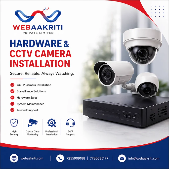 Hardware and CCTV camera installation services