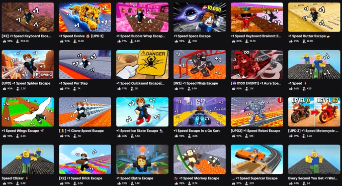 🔗 https://www.roblox.com/discover/?Keyword= 1 speed