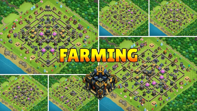 Top 10 Unbeatable TH17 Anti 2 Star Farming Bases (Copy Link) - Aldeas Clash of Clans