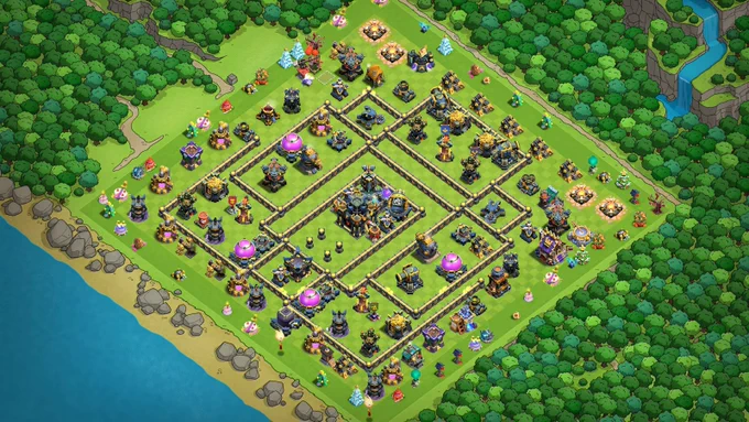 Base 10: Legends Meta Base • Invis   Rage Core Clashcodes クラクラ-配置
