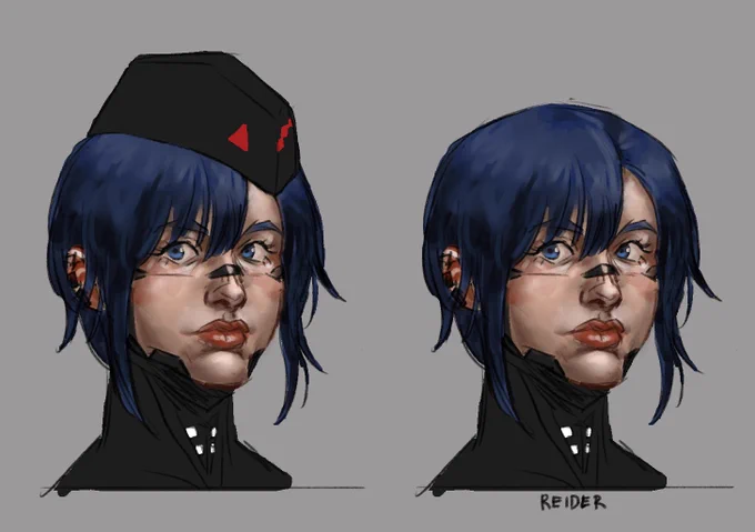 Illustration of character Eule from game #signalis