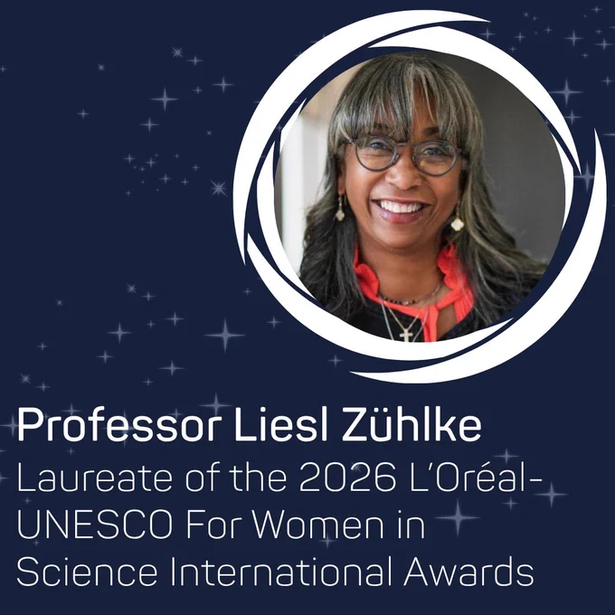 Professor Liesl Zühlke
Laureate of the 2026 L'Oréal-UNESCO For Women in Science International Awards