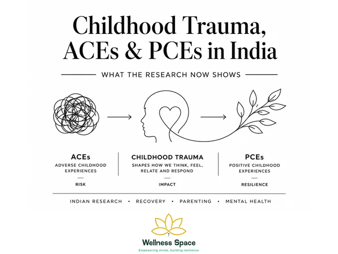 Childhood trauma (Adverse Childhood Experiences), Positive Childhood Experiences, Resilience, mental health, CPTSD, all in one place with Indian perspective. 
