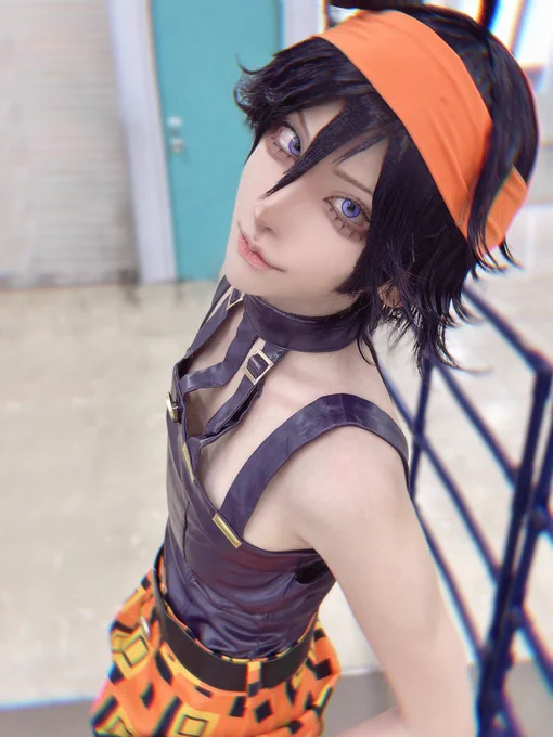 ジョジョの奇妙な冒険
ナランチャ･ギルガのコスプレ
だよ