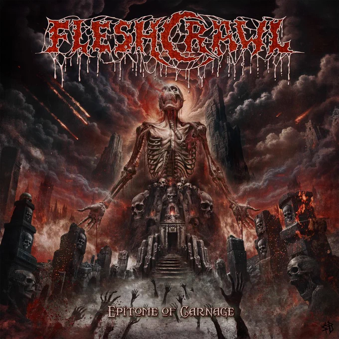 Old, mangy, devastating death metal with the stench of Nordic graveyards! A massacre in a dark morgue!

Recenze/review - FLESHCRAWL - Epitome of Carnage (2026): https://www.deadlystormzine.com/2026/06/recenzereview-fleshcrawl-epitome-of.html

- #deathmetal #fleshcrawl #review
- .@r_p_m .@jakubasphyx 
- .@DiscosDeath .@metal_incognito .@FMisanthropia .@newmetalalbums1 .@DMTMPromo .@thrashanddeath .@_KManriffs .@KMANRIFFSMetal .@riff_ofmetal .@DeathMetalNews .@orphe666 