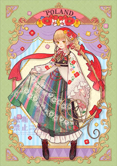 [OC] 神威なつき初商業画集 『 ゐろは 』収録作品🌸玄光社様