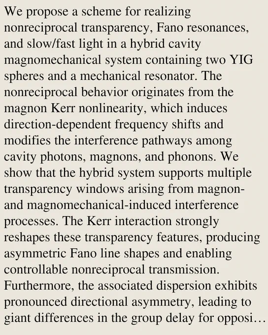 We propose a scheme for realizing nonreciprocal transparency, Fano resonances, and slow/fast light in a hybrid cavity magnomechanical system containing two YIG spheres and a mechanical resonator. The nonreciprocal behavior originates from the magnon Kerr nonlinearity, which induces direction-dependent frequency shifts and modifies the interference pathways among cavity photons, magnons, and phonons. We show that the hybrid system supports multiple transparency windows arising from magnon- and magnomechanical-induced interference processes. The Kerr interaction strongly reshapes these transparency features, producing asymmetric Fano line shapes and enabling controllable nonreciprocal transmission. Furthermore, the associated dispersion exhibits pronounced directional asymmetry, leading to giant differences in the group delay for opposite propagation directions and allowing reversible switching between slow- and fast-light regimes. We investigate the roles of hybrid coupling strengths an