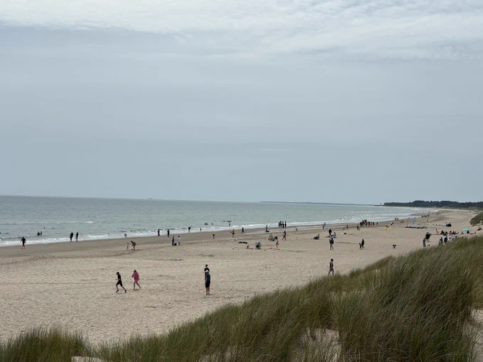 Curracloe beach on a summers day