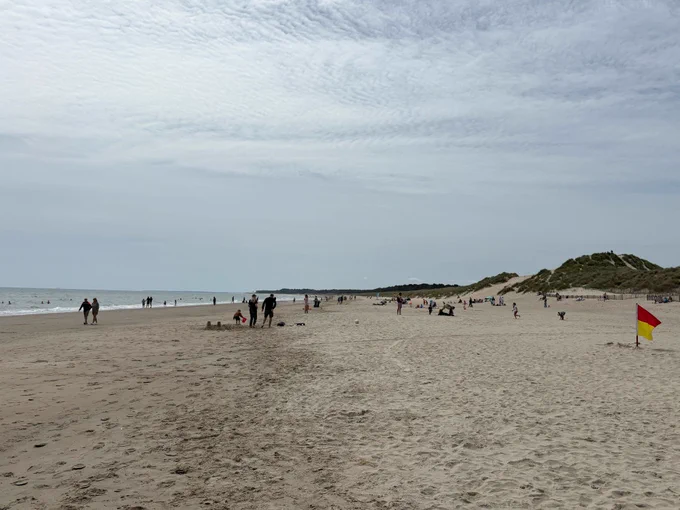 Curracloe beach on a summers day